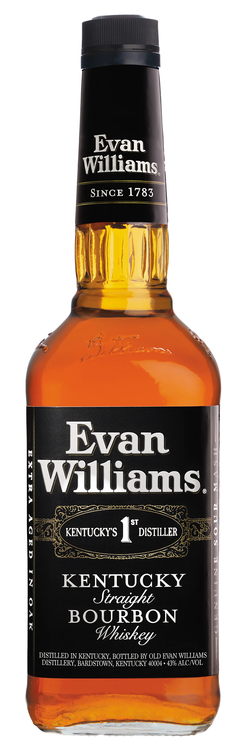 EVAN WILLIAMS BLACK BOURBON 750ML