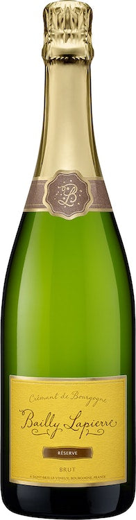 BAILLY LAPIERRE RESERVE BRUT CREMANT DE BOURGOGNE 750ML @ MacTaggart [1001228]