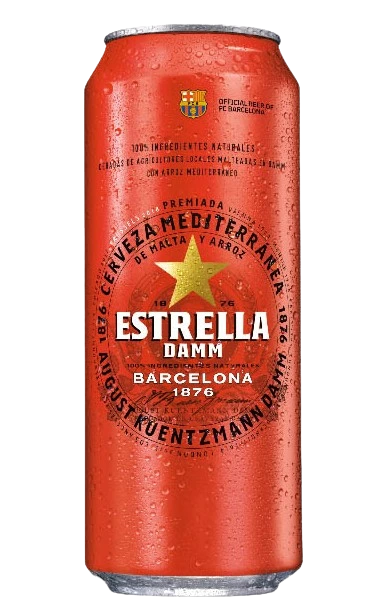 ESTRELLA DAMM 500ML CAN