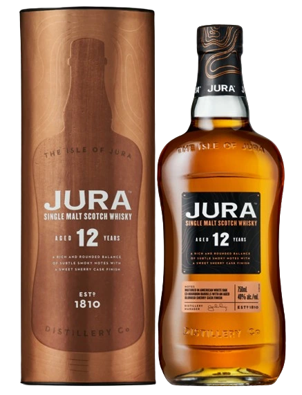 ISLE OF JURA 12YR SINGLE MALT SCOTCH 750ML