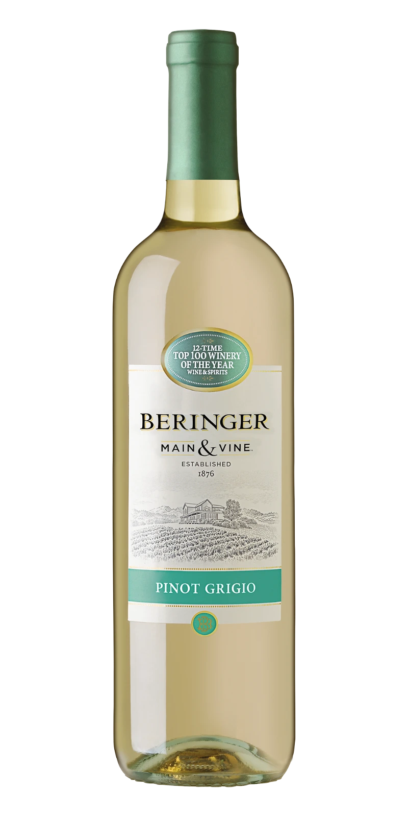 BERINGER MAIN & VINE PINOT GRIGIO 750ML @ MacTaggart [1001288]