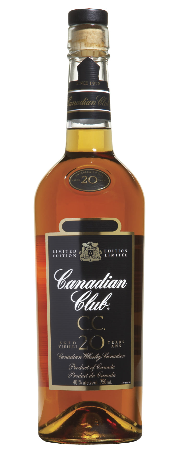 CANADIAN CLUB 20YR CANADIAN WHISKY 750ML