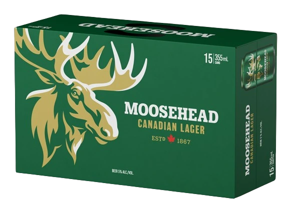 MOOSEHEAD LAGER 355ML 15PK CAN