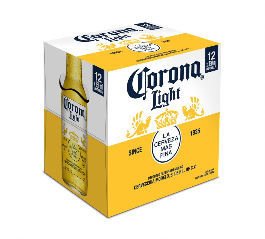 CORONA LIGHT 330ML 12PK BT