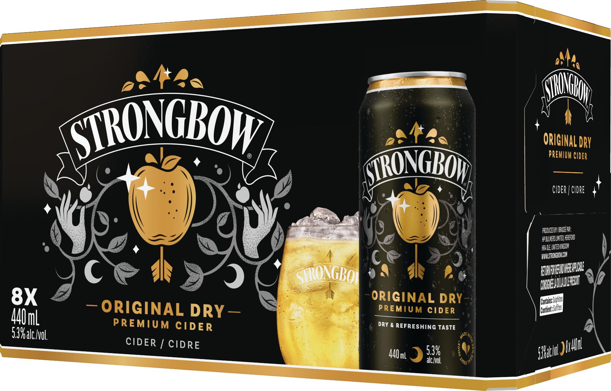 STRONGBOW CIDER 440ML 8PK CAN