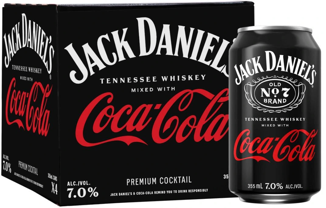JACK DANIELS & COCA COLA 355ML 4PK CAN @ Kelowna [1001474]