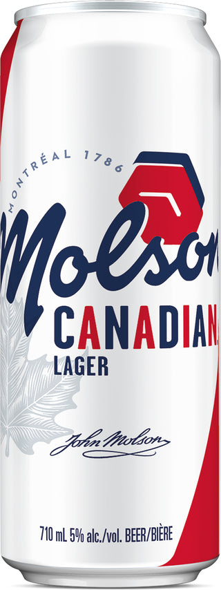 MOLSON CANADIAN 710ML CAN