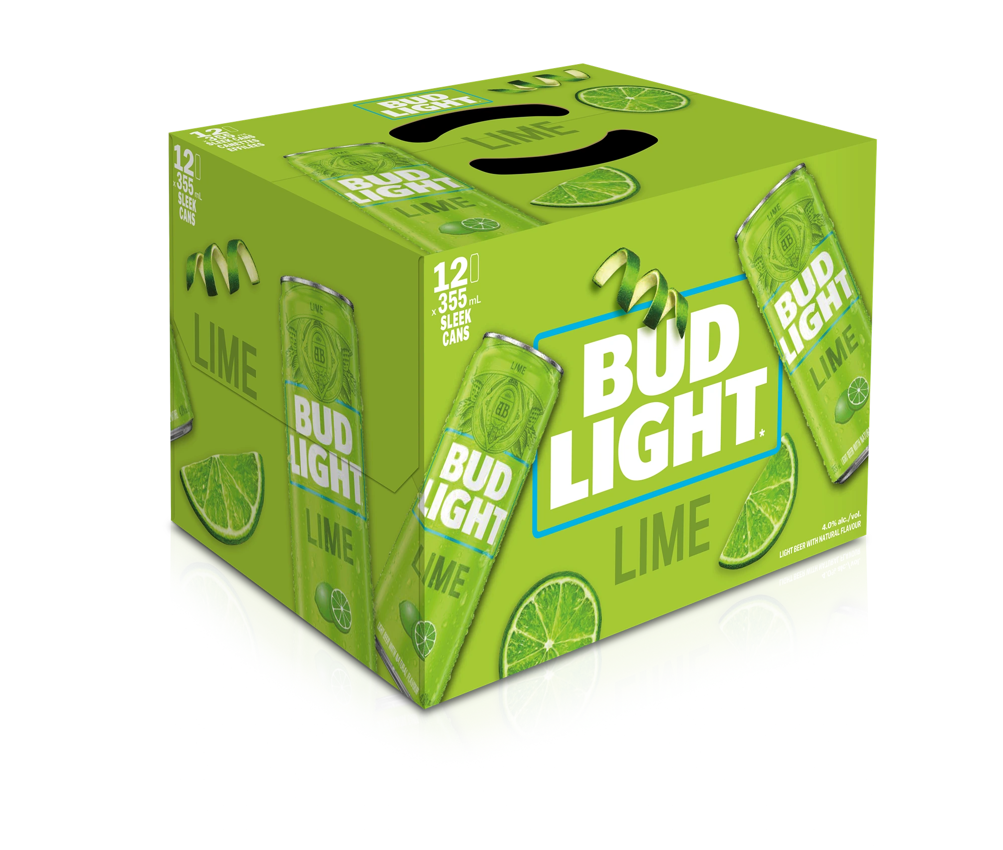 BUD LIGHT LIME 355ML 12PK CAN