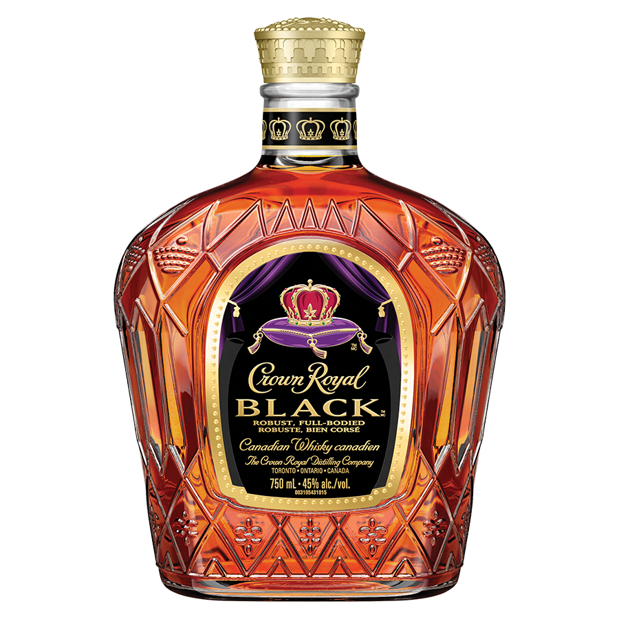 CROWN ROYAL BLACK CANADIAN WHISKY 750ML
