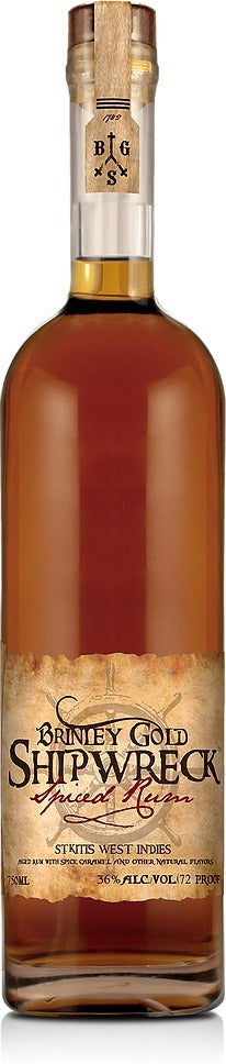 BRINLEY GOLD SPICED RUM 750ML