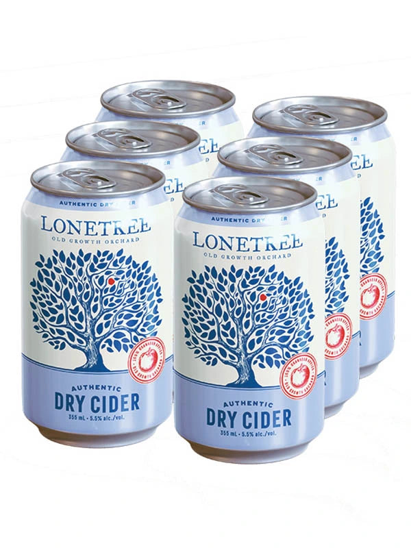 LONETREE AUTHENTIC DRY CIDER 355ML 6PK CAN