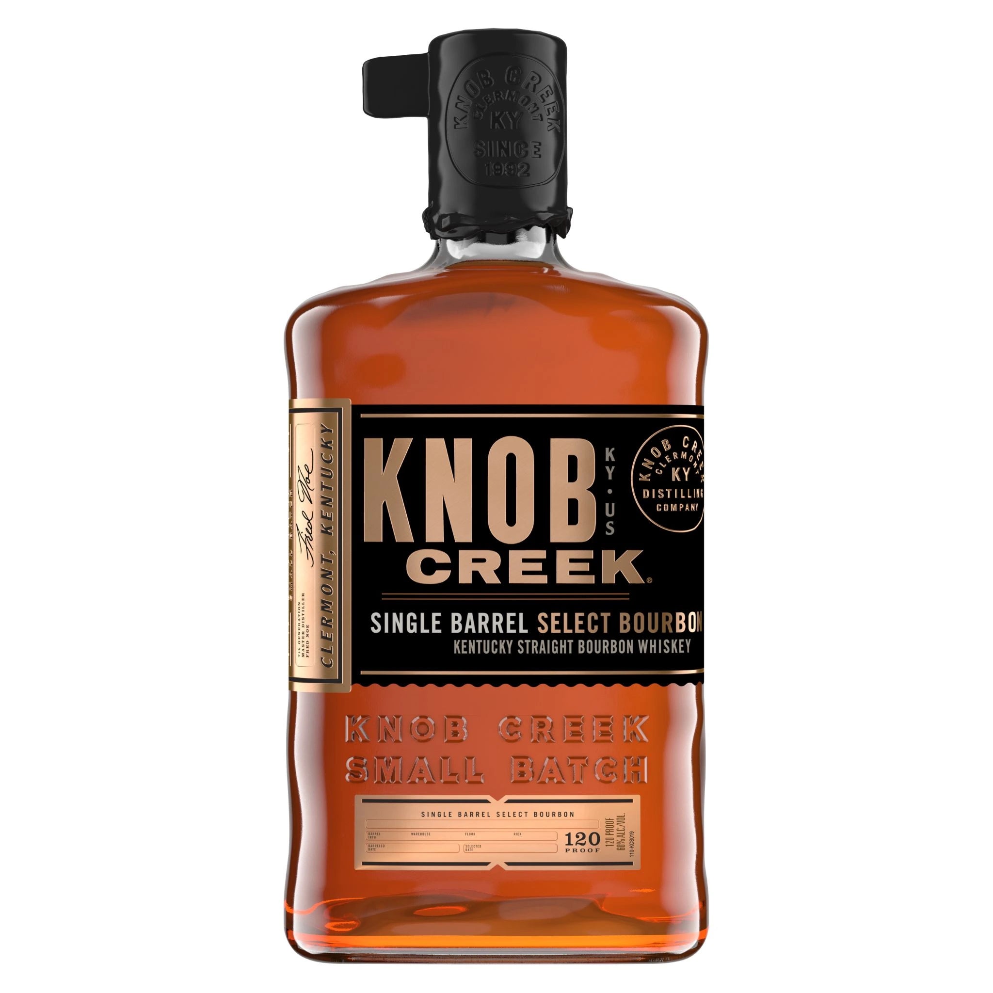 KNOB CREEK SINGLE BARREL RESERVE BOURBON 750ML
