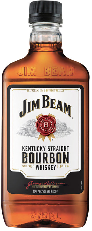 JIM BEAM WHITE LABEL BOURBON 375ML