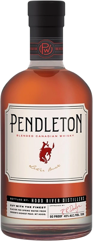 PENDLETON BLENDED CANADIAN WHISKY 750ML