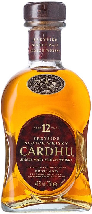 CARDHU 12YR SINGLE MALT SCOTCH WHISKY 750ML