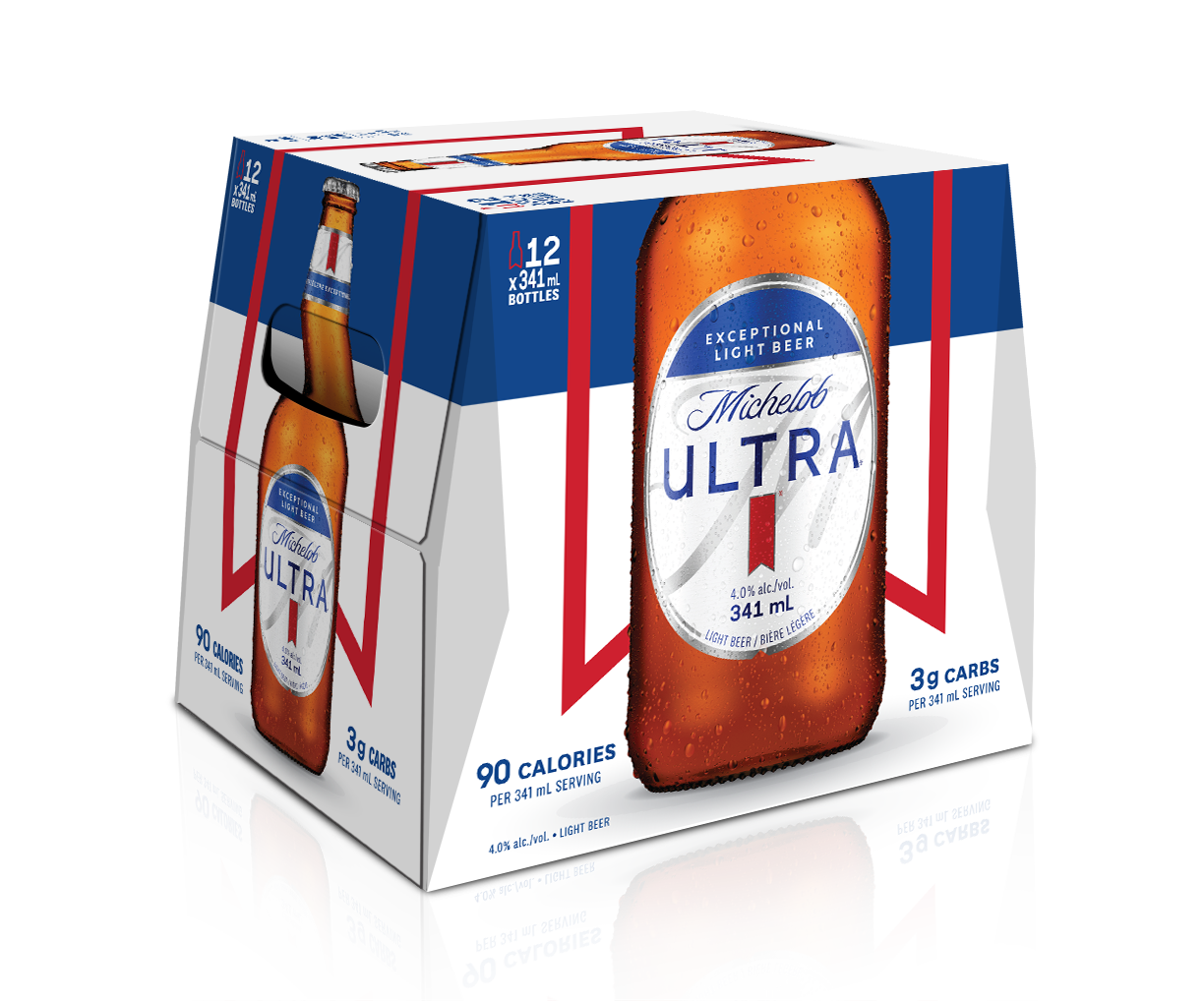 MICHELOB ULTRA LIGHT LAGER 341ML 12PK BT @ Kelowna [1001792]