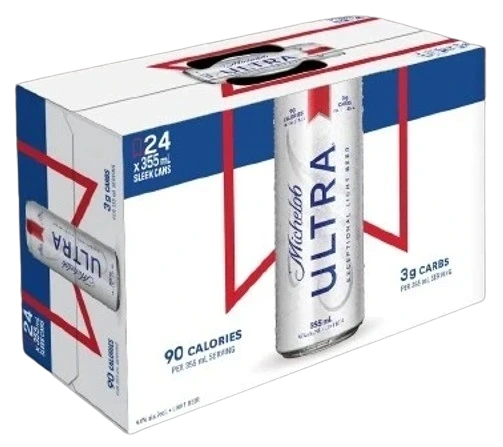 MICHELOB ULTRA LIGHT LAGER 355ML 24PK CAN @ Signal Hill [1001794]