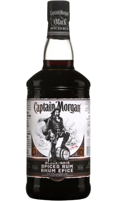CAPTAIN MORGAN BLACK SPICED RUM 750ML