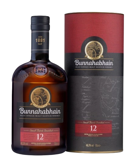 BUNNAHABHAIN 12YR SCOTCH WHISKY 750ML
