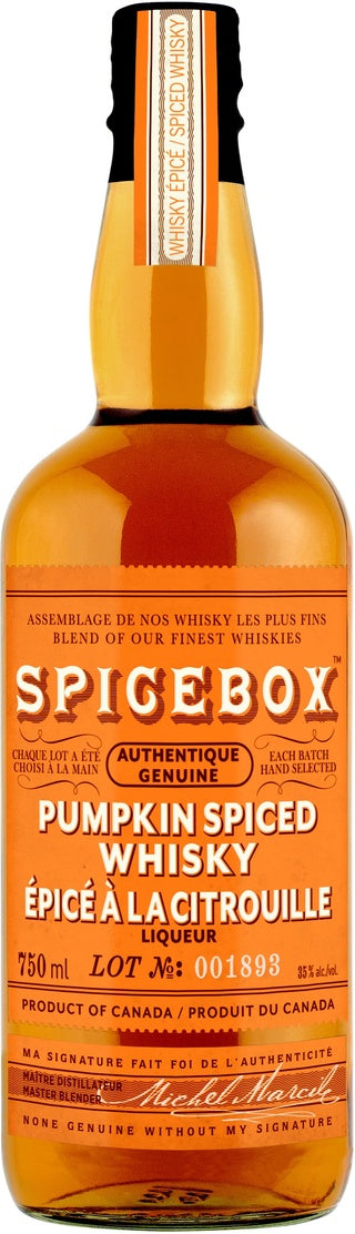 SPICEBOX PUMPKIN CANADIAN SPICED WHISKY 750ML