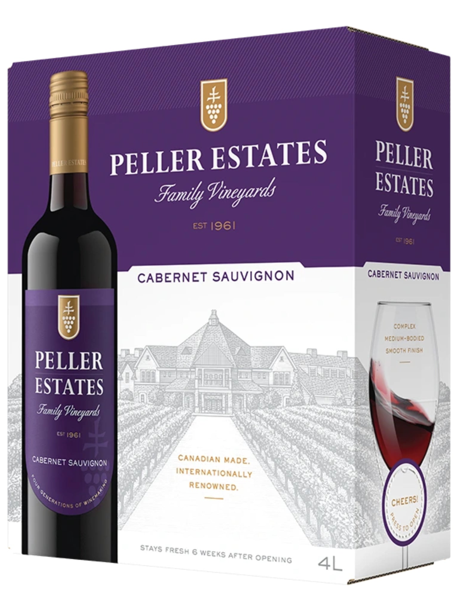 PELLER ESTATES CABERNET SAUVIGNON 4L