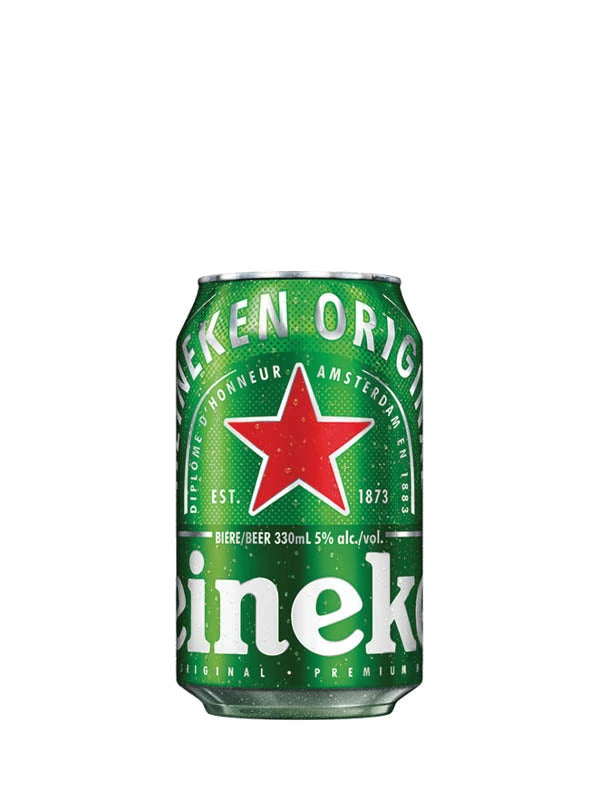 HEINEKEN LAGER 355ML 24PK CAN