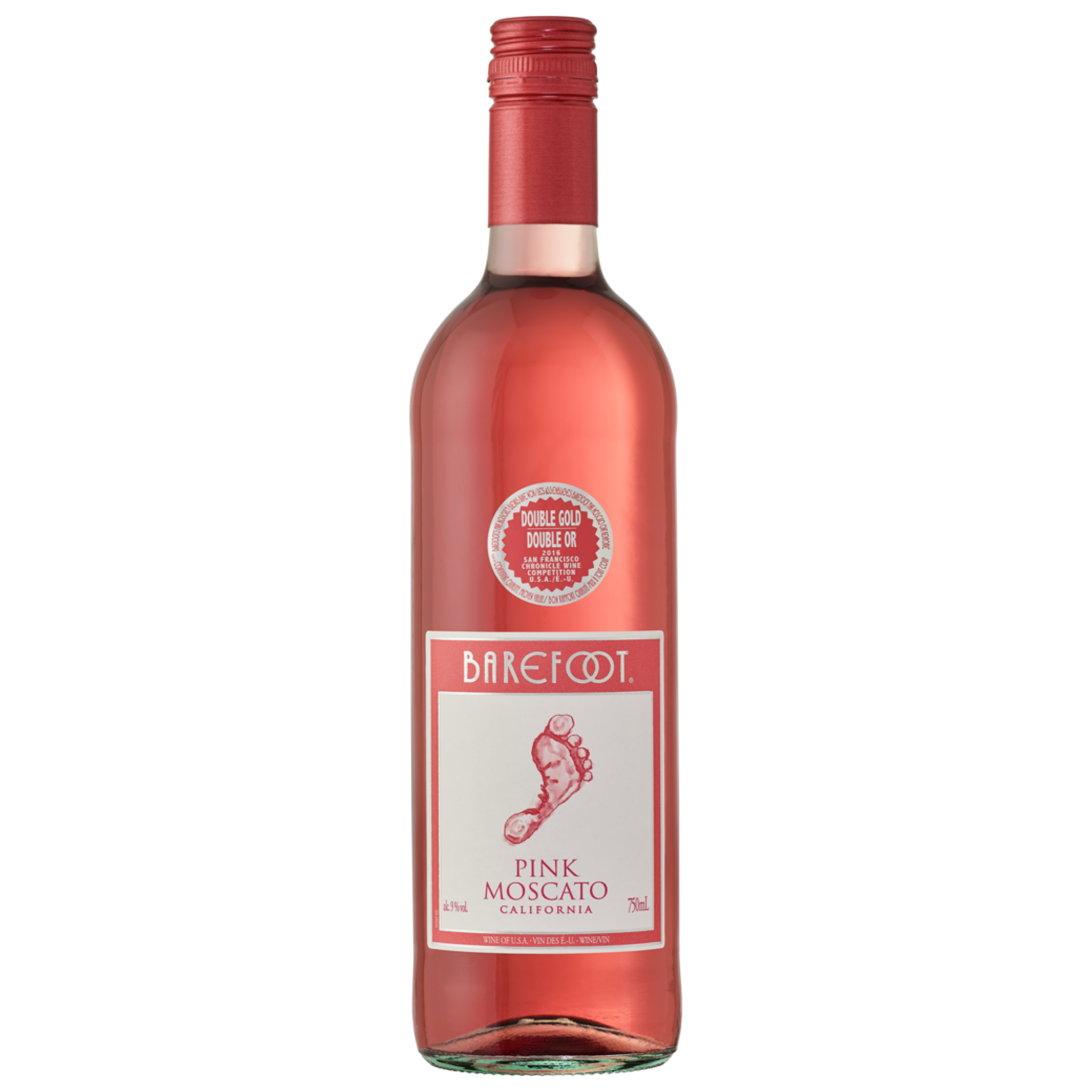 BAREFOOT PINK MOSCATO 750ML