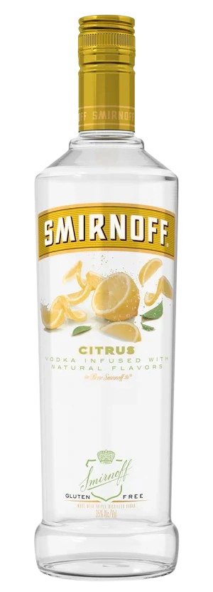 SMIRNOFF CITRUS VODKA 750ML