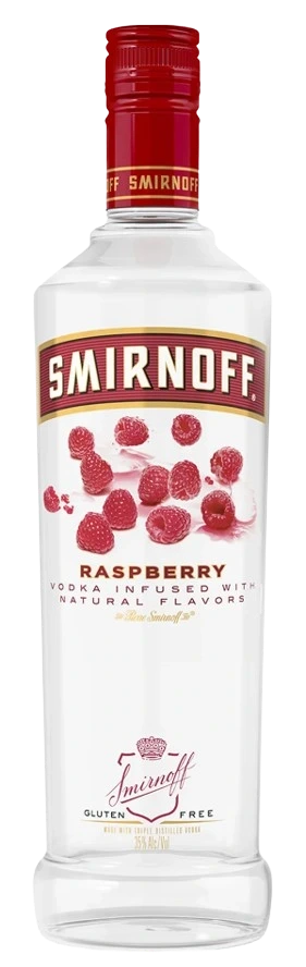 SMIRNOFF RASPBERRY VODKA 750ML
