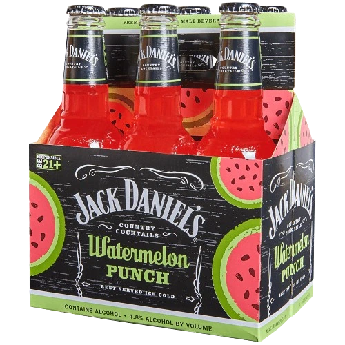 Wine and Beyond - JACK DANIELS WATERMELON PUNCH 296ML 6PK BT - Jack ...