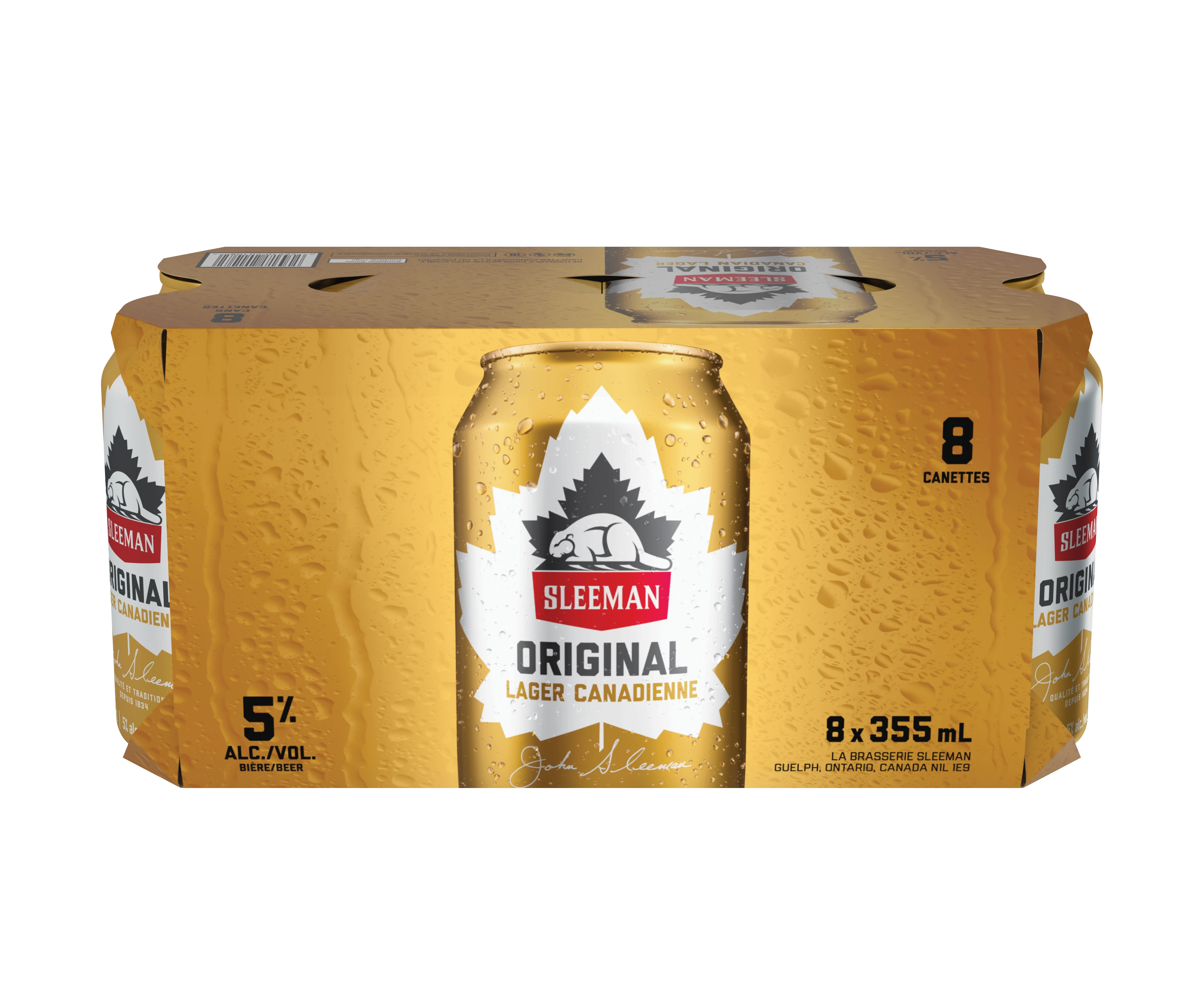 SLEEMAN ORIGINAL DRAUGHT 355ML 8PK CAN