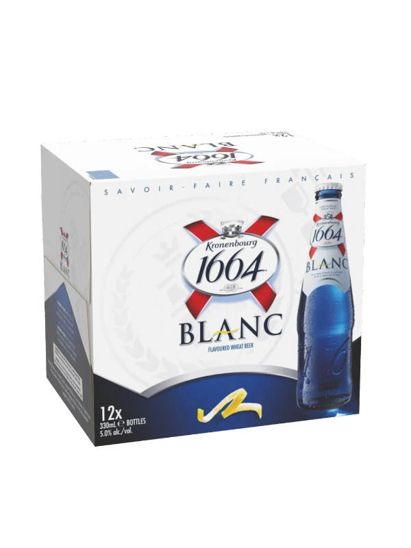 KRONENBOURG 1664 BLANC 330ML 12PK BT