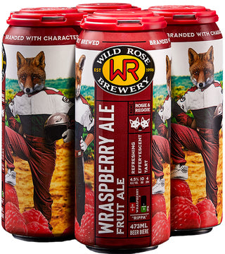 WILD ROSE WRASPBERRY ALE 6PK CAN