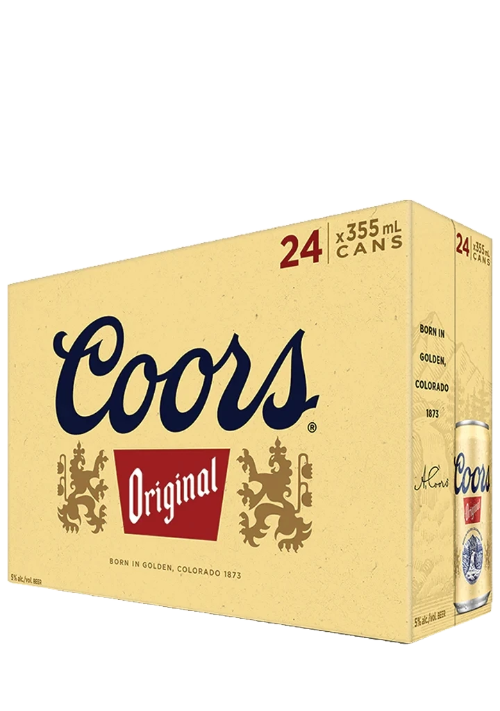 COORS ORIGINAL 355ML 24PK CAN