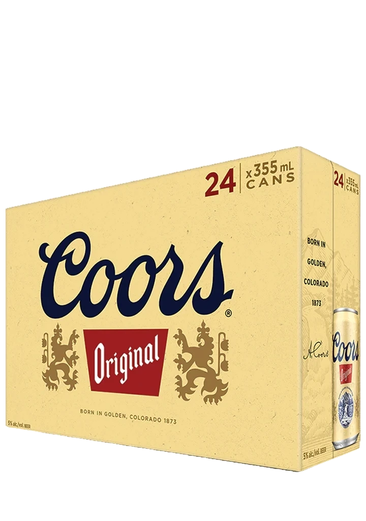 COORS ORIGINAL 355ML 24PK CAN