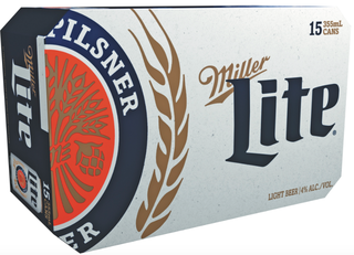 MILLER LITE 355ML 15PK CAN