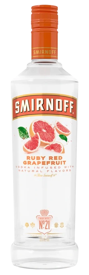 SMIRNOFF GRAPEFRUIT VODKA 750ML