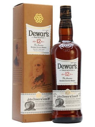 DEWARS 12YR BLENDED SCOTCH WHISKY 750ML