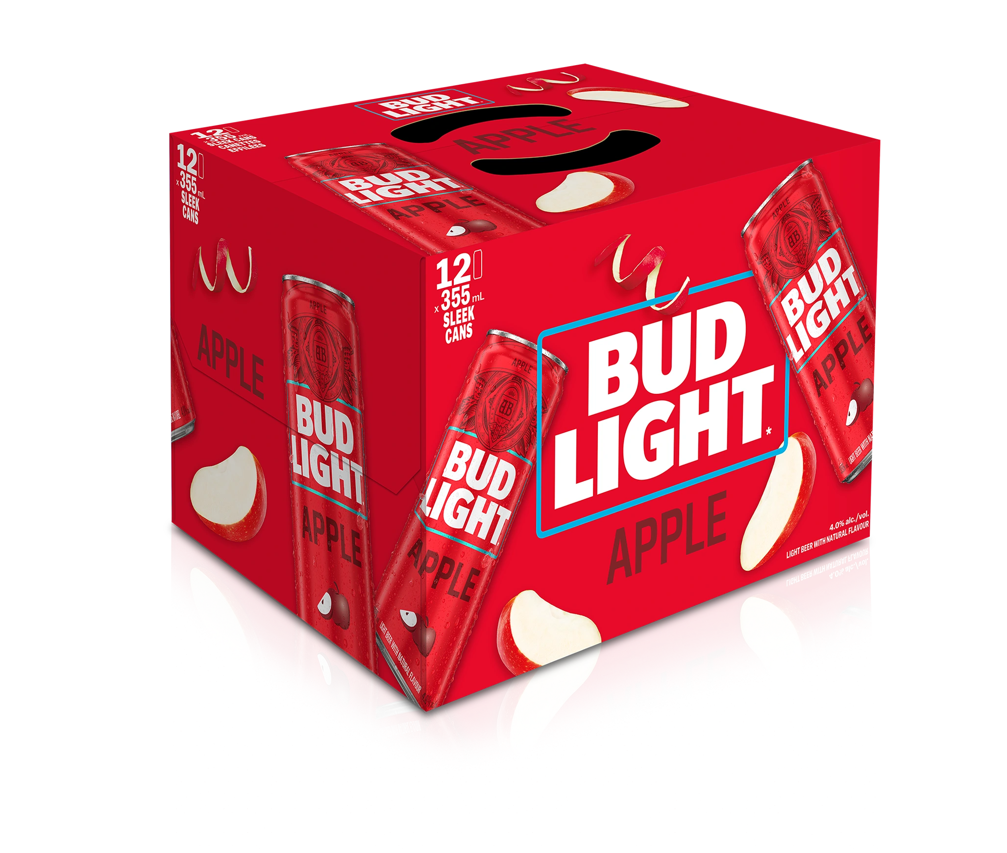 BUD LIGHT APPLE 355ML 12PK CAN