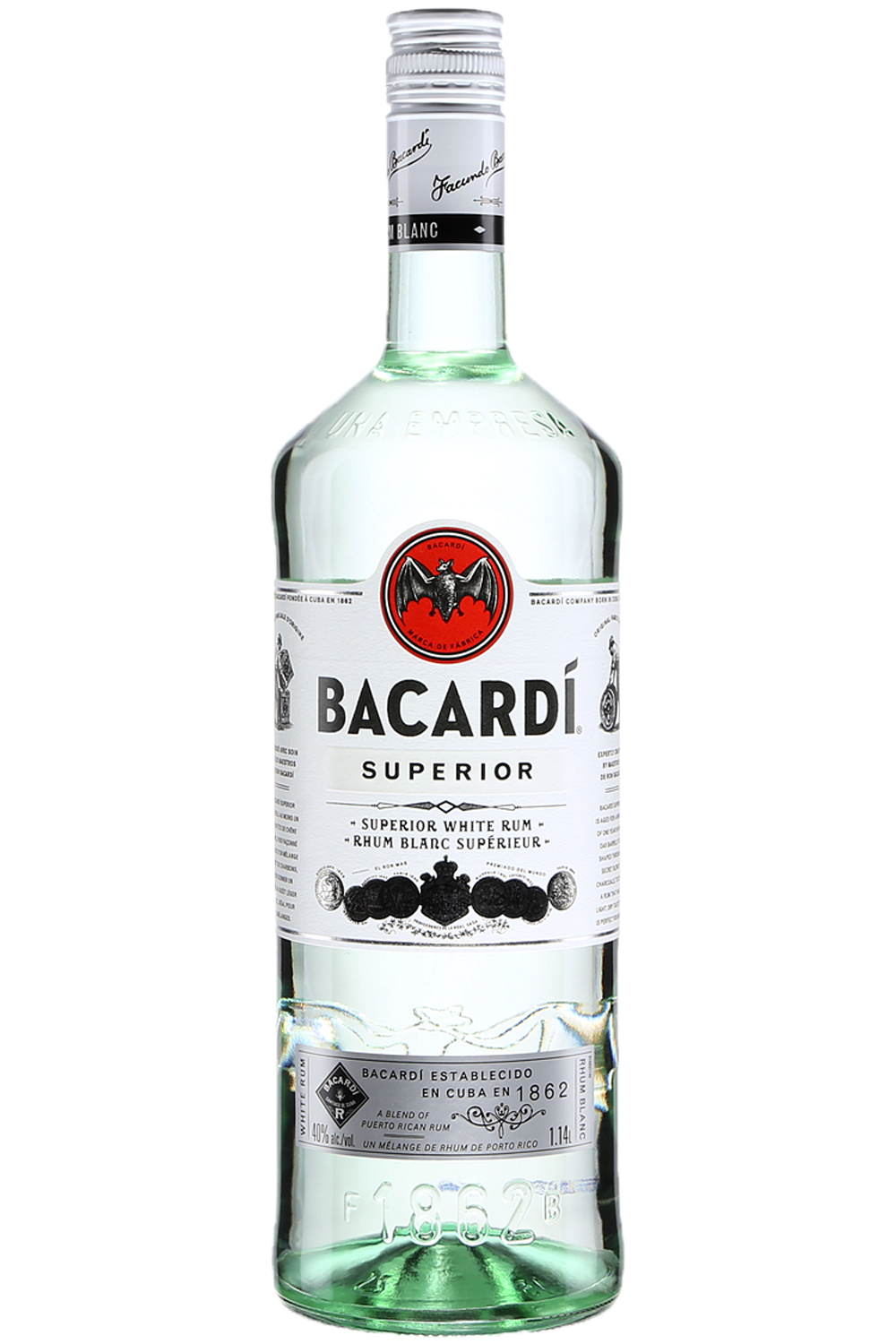 BACARDI WHITE RUM 1.14L