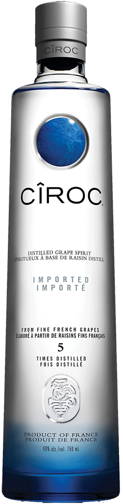 CIROC BLUE STONE VODKA 750ML