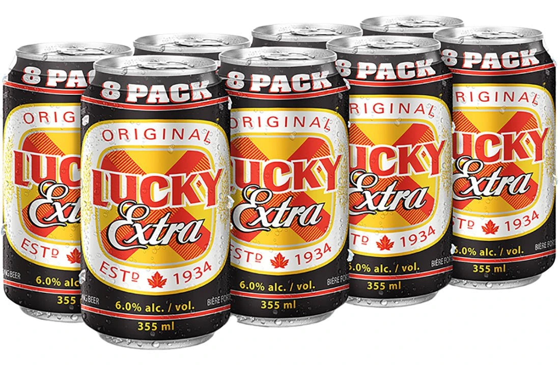 LUCKY EXTRA 355ML 8PK CAN