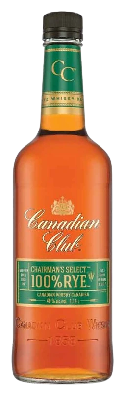 CANADIAN CLUB 100% RYE CANADIAN WHISKY 1.14L