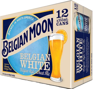 Wine and Beyond - BLUE MOON WHEAT ALE 355ML 12PK CAN - Blue Moon