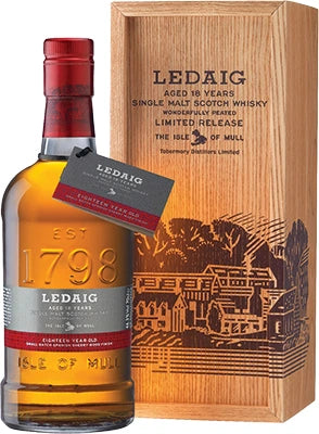 LEDAIG 18YR SINGLE MALT SCOTCH WHISKY 700ML