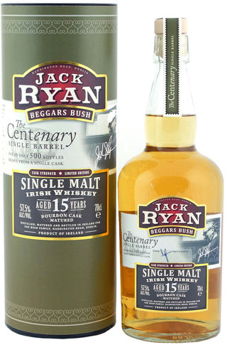 JACK RYAN 15YR SINGLE MALT IRISH WHISKY 700ML