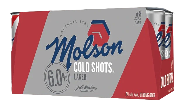 MOLSON COLD SHOTS 222ML 8PK CAN
