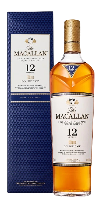 MACALLAN 12YR DOUBLE CASK SINGLE MALT SCOTCH WHISKY 750ML