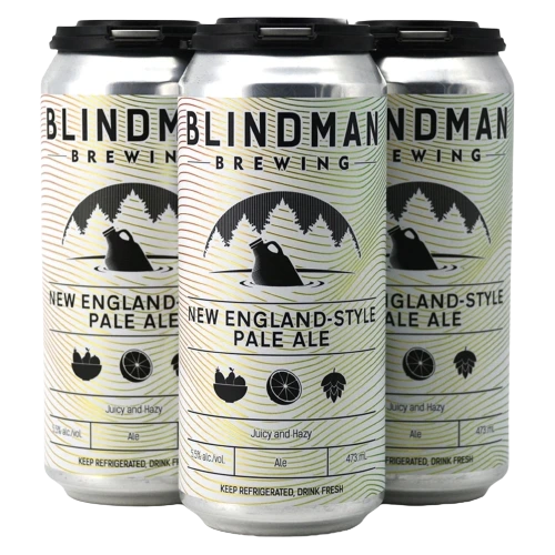 BLINDMAN NEW ENGLAND STYLE PALE ALE 473ML 4PK CAN