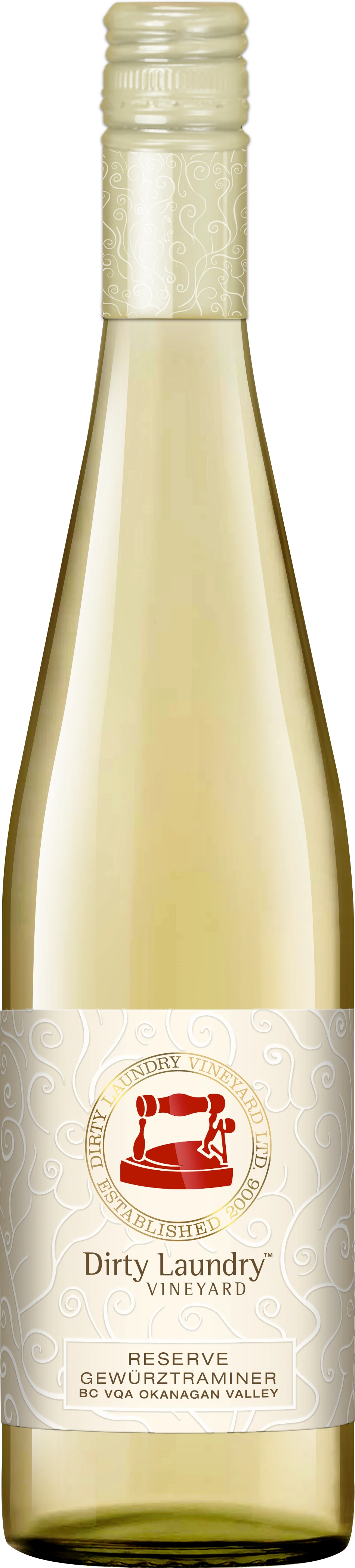 DIRTY LAUNDRY WHITE LABEL GEWURZTRAMINER 750ML